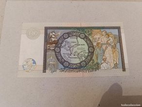 International Banknotes: Billete Escocia, 10 libras, año 1998, serie A, UNC